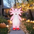 thumbnail image 4 of Disfraz inflable Orion Disfraces de axolotl para adulto, color rosa, 4 of 6