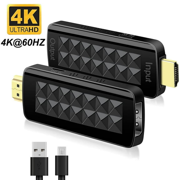HDMI to DisplayPort, AUBEAMTO HDMI to DisplayPort Cable Adapter, HDMI Male to DP Female with USB Power, Support 4K@60Hz,1080P@144hz, Display1.4, Dual - Modes(NOT USB Port)