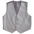 thumbnail image 3 of Boys 2-Piece Formal Vest & Suit Pants Outfit Set, Sizes: 2T to 16 (Light Tan Herringbone), 3 of 6