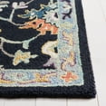 thumbnail image 3 of SAFAVIEH Blossom Cinaed Floral Runner Rug, Black/Blue, 2'3" x 8', 3 of 7