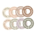 thumbnail image 2 of Siruishop 8 Pcs Séparateurs de Garde-Robe pour Bébés Compacts pour Boutiques Garde-Robe Lessive Colorés, 2 of 6