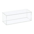thumbnail image 1 of Unique Bargains Acrylic Display Case Plastic Box Cube Storage Box Clear Assemble Showcase 31x11x11cm for Collectibles, 1 of 5