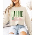 thumbnail image 3 of Caddie Baddie Sweatshirt for Women Trendy Funny Golf Pullover Crewneck Sand Sweatshirt Adult Large, 3 of 7