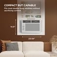 thumbnail image 6 of TCL 5,000 BTU Mechanical Window Air Conditioner (White) - Two-in-One Cooling & Fan, 7 Temperature Settings, Dual Fan & Cooling Speeds, Compact Fit, Washable Filter, Cools up to 150 Sq ft - W5WM-3, 6 of 17