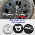 thumbnail image 2 of 4pcs 56mm 60mm Dacia Logo Car Wheel Center Hub Cap Rim Refit Badge Covers Auto Decoration Emblem Sticker Styling Accessories, 2 of 5
