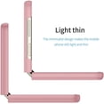 thumbnail image 5 of case for Samsung Z Flip 4 Case, Galaxy Z Flip 4 Case, Ultra-Thin Folding Screen Phone Case for Z Flip 4, Full Protection Cover Have Strong Impact Resistance for Samsung Galaxy Z Flip 4 5G, Rose Gold, 5 of 16
