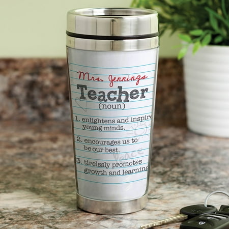teacher definition personalized travel mug walmart com
