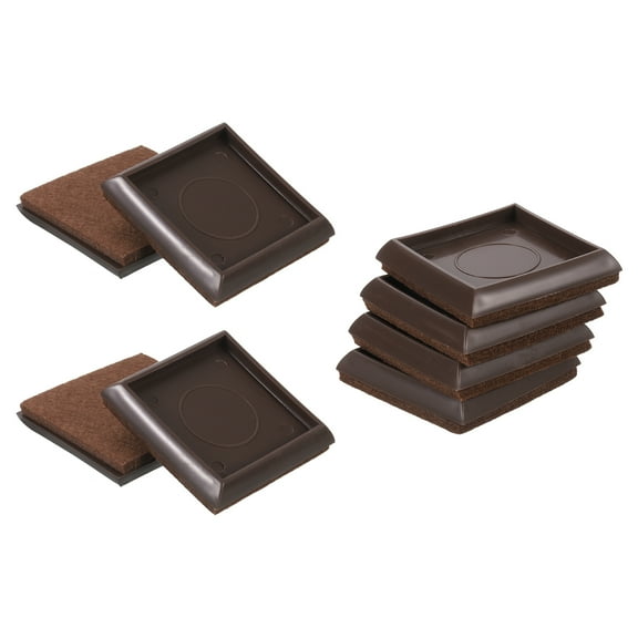 Furniture Pads, 8Pcs 2" Square Furniture Protector with Felt