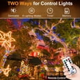 thumbnail image 2 of Cadena de luces LED KNONEW de 403 pies y 1000 LED para exteriores, Navidad, multicolor, 2 of 9