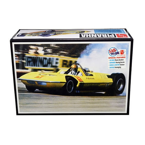 AMT AMT1122 Skill 2 Model Kit Piranha Rear Engine Funny Car Dragster 1 by 25 Scale Model