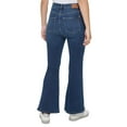 thumbnail image 2 of Calvin Klein Women's High-Rise Flared Slit-Hem Jeans Blue B4HP (32,Blue,Regular), 2 of 4