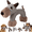 Dog, variant on Linen Safari Companions Squeaky Dog Toy - Durable Chew Toys for Large Dogs, Interactive Linen Play for Aggressive Chewers, Soft Anxiety Companion to Relieve Boredom & Stress (Dog)