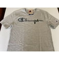 thumbnail image 3 of CHAMPION Mens Gray Short Sleeve Classic Fit Cotton T-Shirt S, 3 of 5