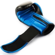 UFC Compact Bag Gloves - L/XL, Blue/Black - Heavy Bag Training Gloves for Boxing & Mixed Martial Arts, with Form-Fit Ergonomic Hand Compartment