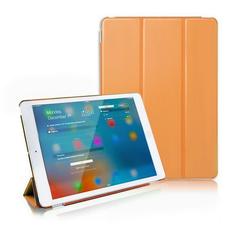 Smart Cover For Apple iPad Air 1 Case Shell Ultra Slim PU Leather Magnetic Automatic Wake-UP Sleep + freeStylus/Clean Cloth/screen (Best Slim Case Ipad Air)