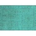 thumbnail image 1 of Ahgly Company Indoor Rectangle Oriental Turquoise Blue Industrial Area Rugs, 7' x 10', 1 of 4