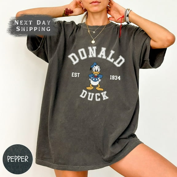 Disney Donald Duck Comfort Colors T-Shirt, Vintage Donald Duck est 1934 Shirt, Donald Graphic Tee, Disney Trip