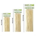 WDOEID Disposable Sticks 3mm Household 100 Sticks 20 25 30cm Barbecue