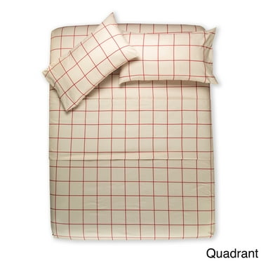 SIScovers Brushed Microfiber Soft Bed Sheet Set quadrant Queen