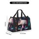 thumbnail image 3 of Balery Modern Abstract Colorful Skull B Bolsa de Gimnasio para Mujeres, Bolsa de Viaje con Bolsillo Húmedo, Bolsa de Fin de Semana para Mujeres, Bolsa de Viaje Resistente al Agua, 3 of 7