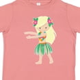 thumbnail image 4 of Inktastic Blonde Hula Girl Girls Toddler T-Shirt, 4 of 5
