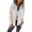 Beige XL, variant on Spring Autumn Women Coat Loose Solid Color Zipper Closure Long Sleeves Hooded Cardigan Commuting Daily Wear Outdoot Jacket