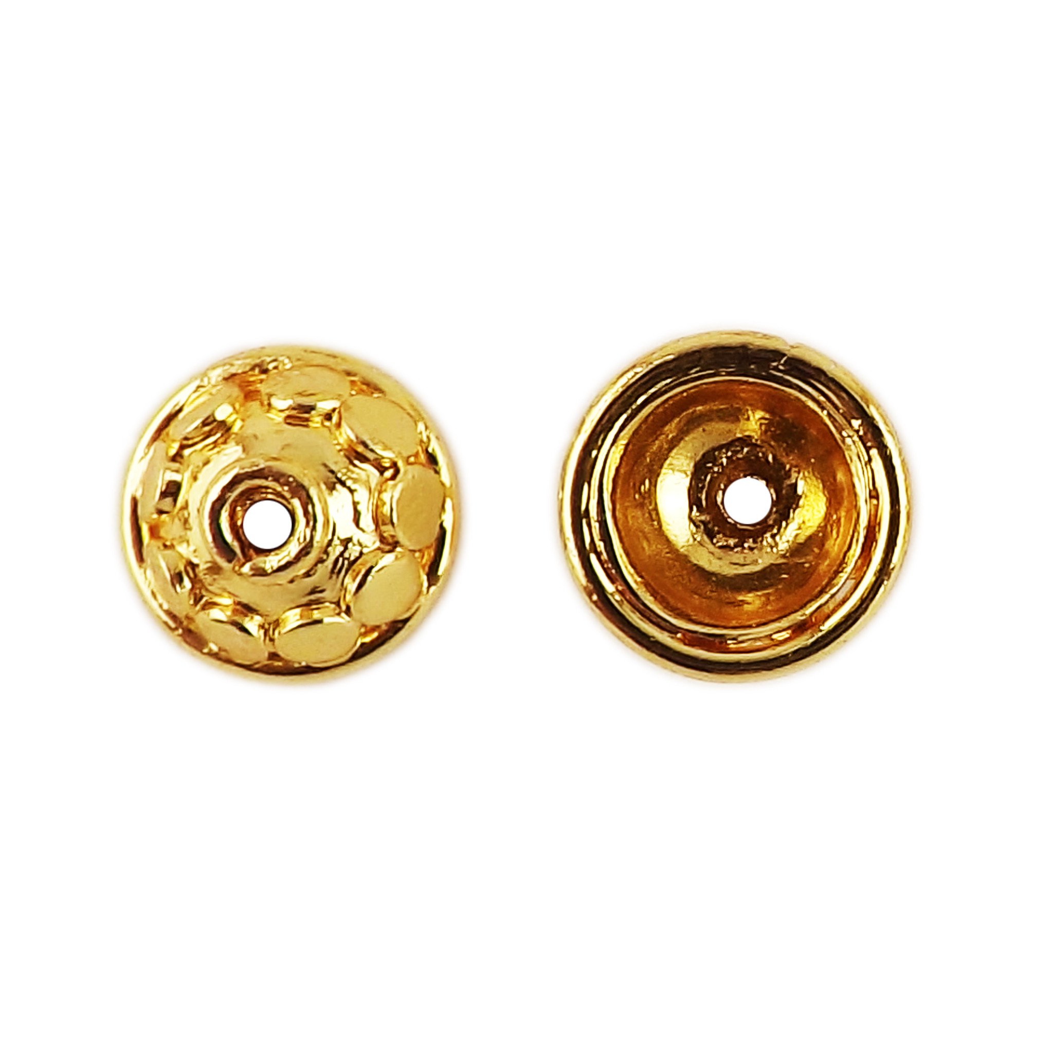 CG-139 18K Gold Overlay Bead Cap