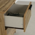 thumbnail image 6 of South Shore Cavalleri, Scandinavian Nightstand,  Brown, 6 of 10