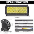 thumbnail image 4 of Paquete de 2 luces LED de trabajo Sailing 144W impermeable, 4 of 4