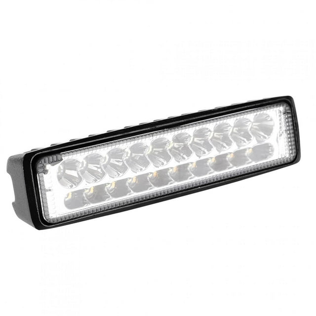 Barra de Luces Lideró de 12v a 36v, 60w, 20 LED, Barra de Luces de Trabajo para Motocicletas y Automóviles, Barra de Faros de Conducción, Barra de Dos Colores, Barra de Luces