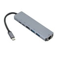 thumbnail image 4 of WRITWAA Type C Extension Adapter 6 In 1 Design Light Grey And 1Set, 4 of 8