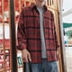 thumbnail image 3 of Camisas y blusas hawaianas a cuadros rojas para hombre, ropa de hip hop, informales, baratas, de marca, con mangas, moda 2024, Hipster SI, 3 of 5