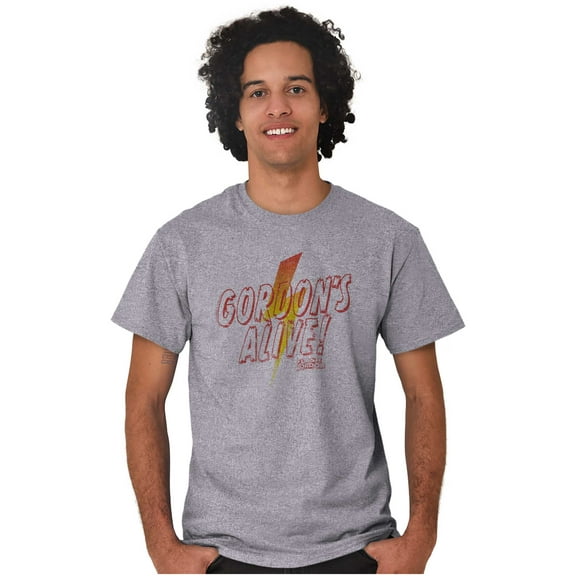 Flash Gordon Lightning Bolt Vintage Men's Graphic T Shirt Tees Brisco Brands S