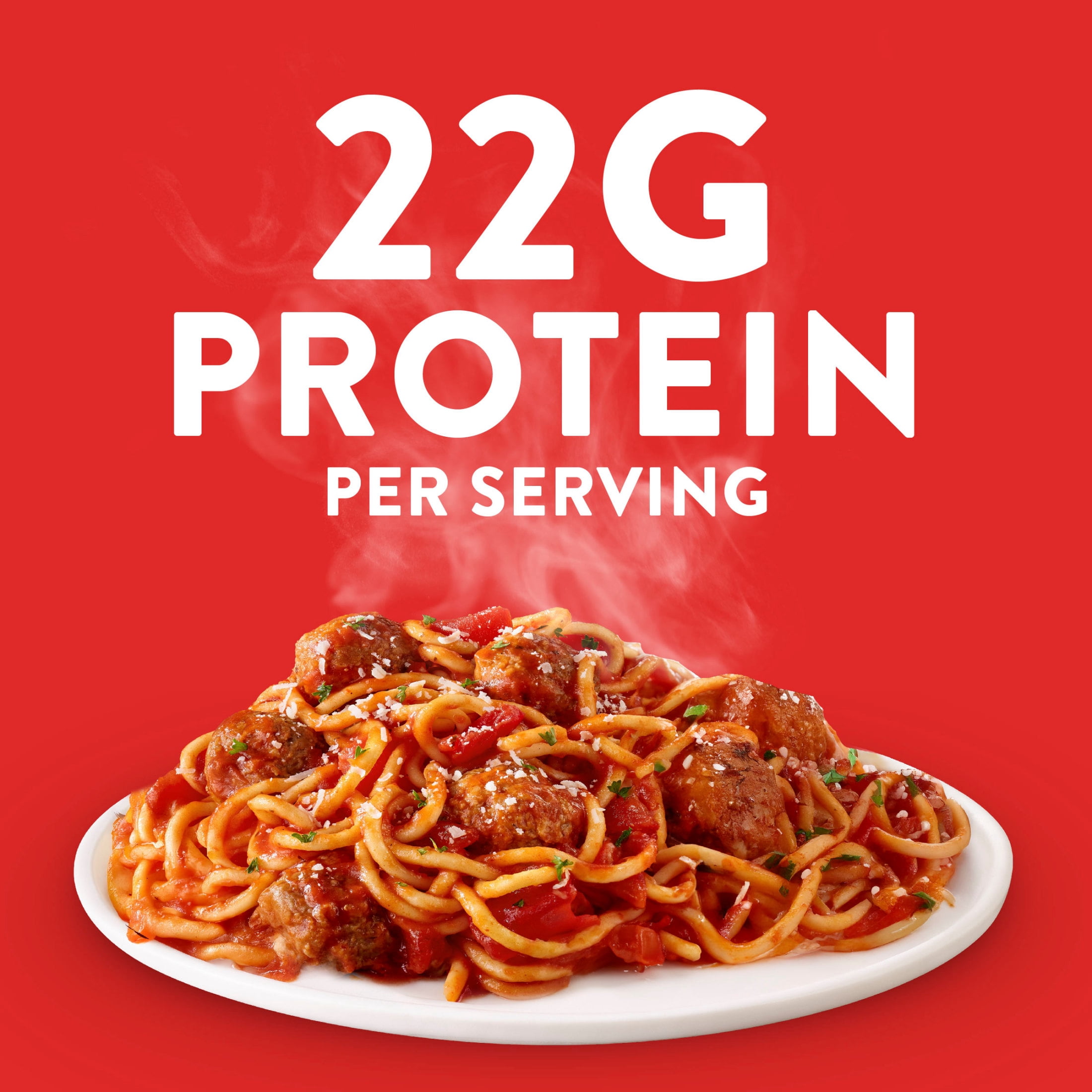 Stouffer's Spaghetti with Meatball, Single Serve, Frozen Entrees for One, Ready to Cook Easy Dinners, Protein Frozen Meals 12.625 oz