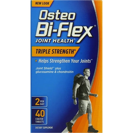 Osteo-Bi-Flex Bi Flex Glucosamine Chond Extra Strength, 40 CT (Pack of 3)