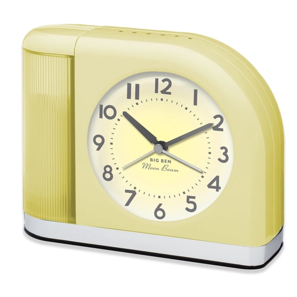 Reloj despertador Westclox Big Ben Moon Beam Quartz analógico amarillo