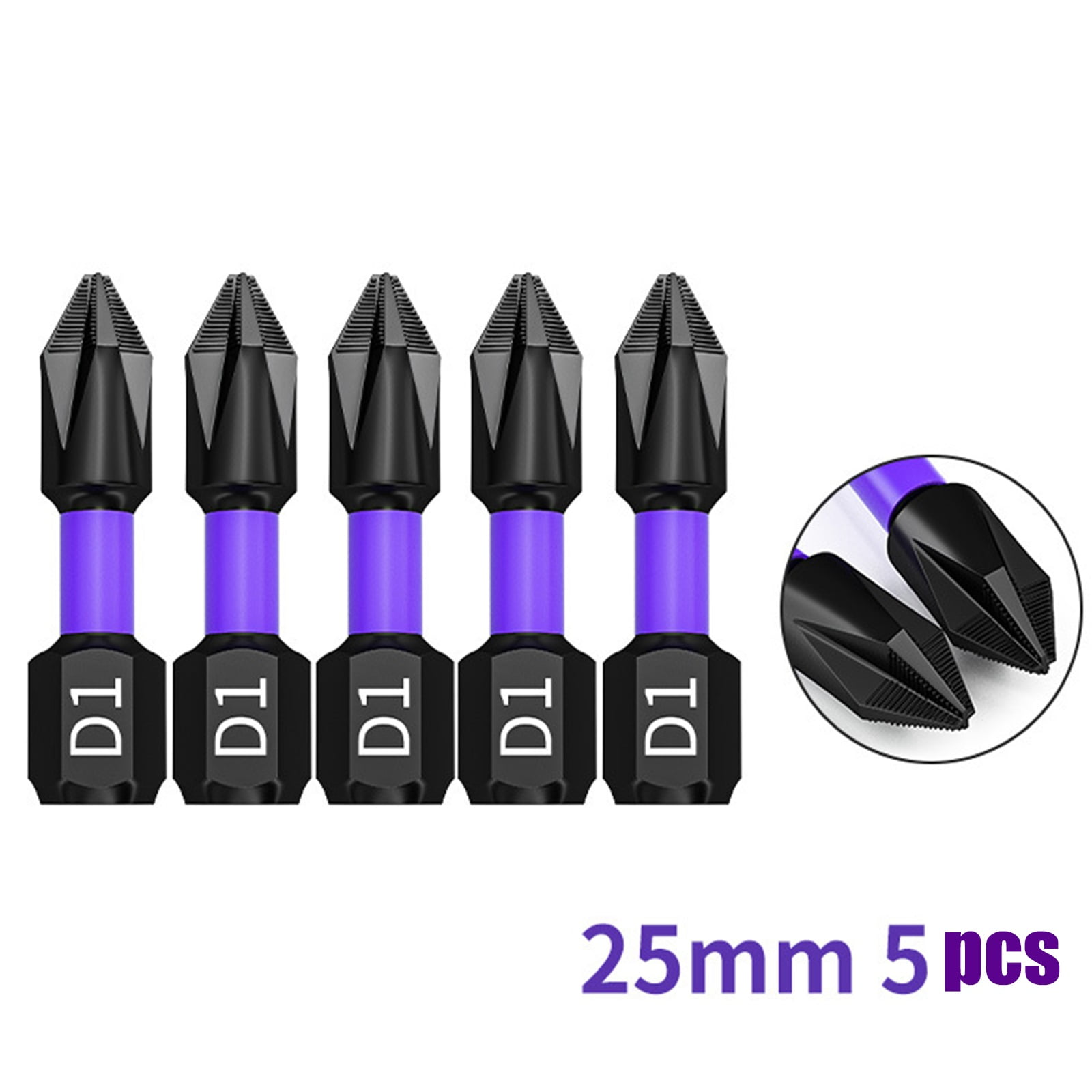Upgraded High Hardness and Strong Magnetic Bit, D1 Impact Driver Bit Set