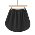 thumbnail image 6 of Pleated Plaid Skirt for Women Stretchy High Waist A-line Flared Casual Mini Skirt Women's Layered Tiered Sheer Stripe Printing Casual Skirt for Women, 6 of 7