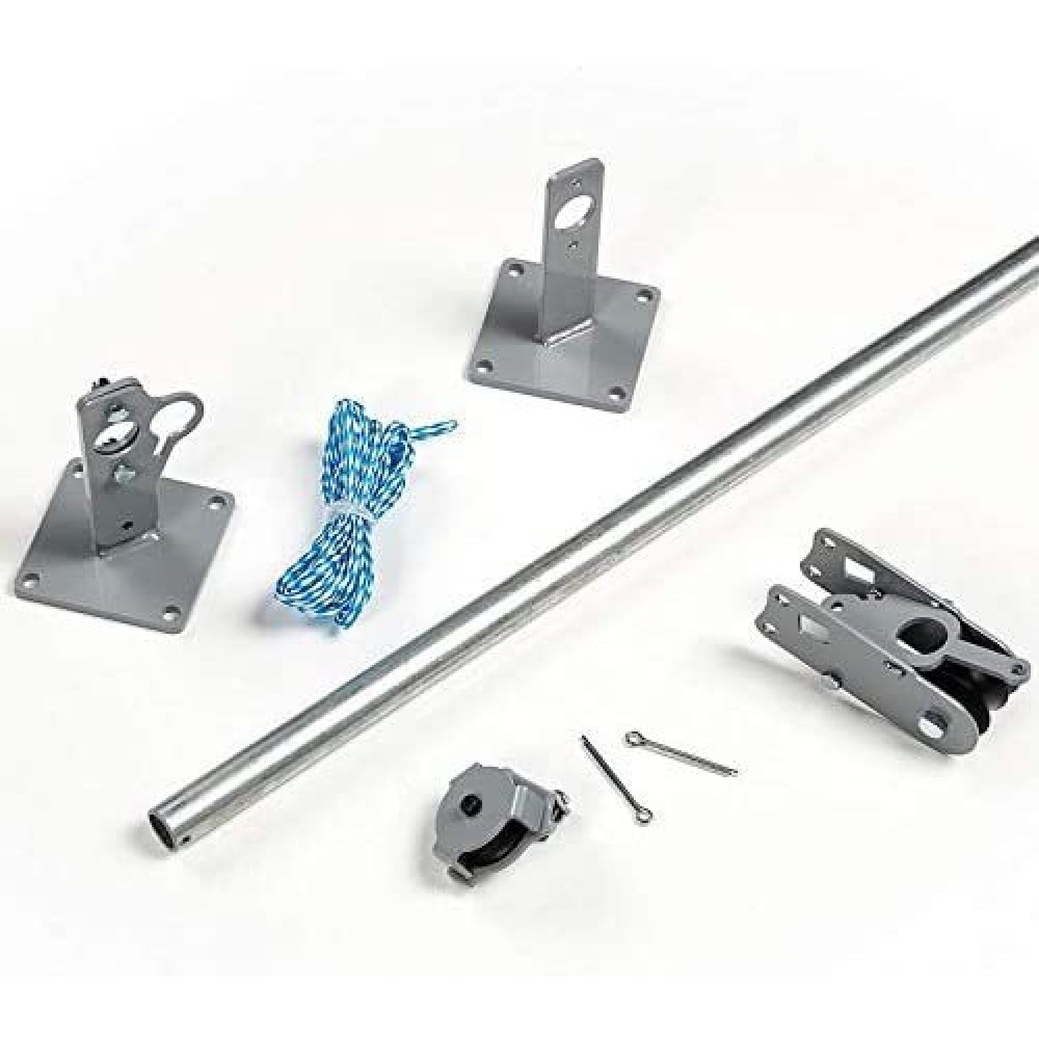 Skyline Enterprises Elevator Pole Kit for Pulley Clothesline Kit, Comes with mounting brackets