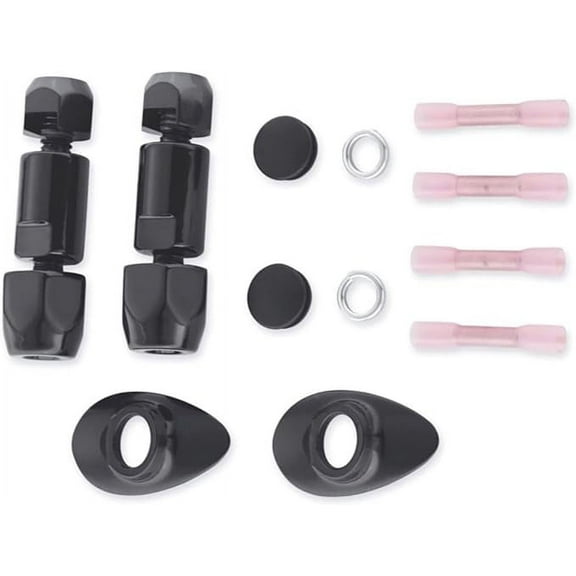 Black Directional Relocation Kit Softail Fat Boy 2003-2017 54268-10