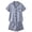 #1Gray, variant on Women's 2 Piece Satin Pj Set Short Sleeve Button Front Nightwear Summer Pjs