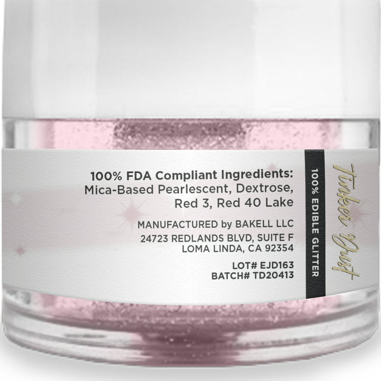 Halo Sparkles Edible Glitter - Candy Pink 4g