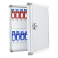 thumbnail image 1 of Rongfmy Key Lock Box Cabinet Key Organizer Wall Mount Holder Sturdy with Hooks for Valets Property Hotels Rental Management Complexes 32 Key Position, 1 of 9