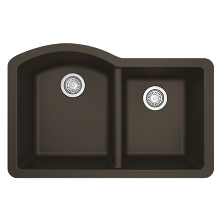 Karran Usa Qu-610 Quartz Qu 32 Undermount Double Basin Quartz Composite Kitchen Sink -