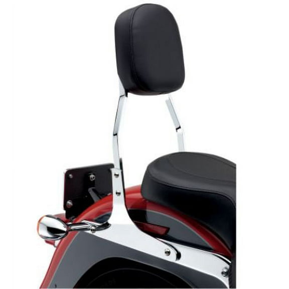 Cobra Square Standard 17" Chrome Sissy Bar Passenger Backrest (602-1154)