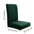 thumbnail image 3 of Solid Color Brushed High Elastic Chair Cover Soft and Comfortable Chair Seat Cover Slipcover Suitable For Dining Chair, 3 of 3