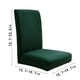 thumbnail image 3 of Funda elástica para silla de comedor | Funda elástica de poliéster cepillado de color liso | Ajuste universal para asientos de 40-50 cm | A prueba de derrames y cómoda | Paquete de 1, 3 of 3