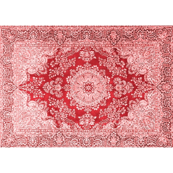 Ahgly Company Indoor Rectangle Persian Red Traditional Area Rugs, 5' x 7'