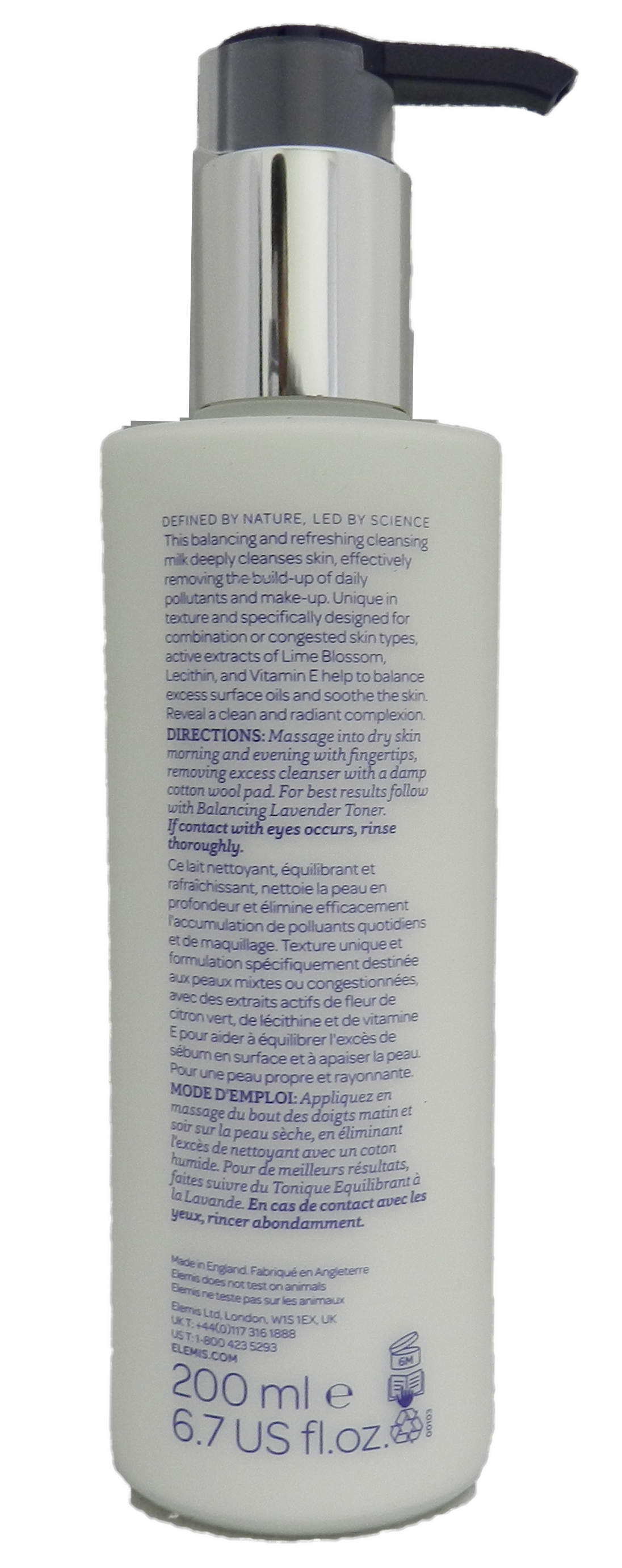 lime blossom cleanser elemis
