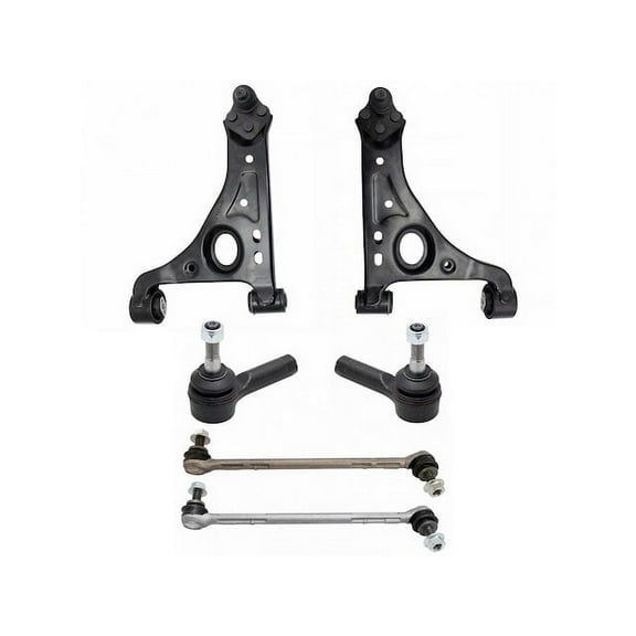 Front Control Arm Ball Joint Tie Rod and Sway Bar Link Kit 6 Piece - Compatible with 2015 - 2021 Chevy Trax 2016 2017 2018 2019 2020